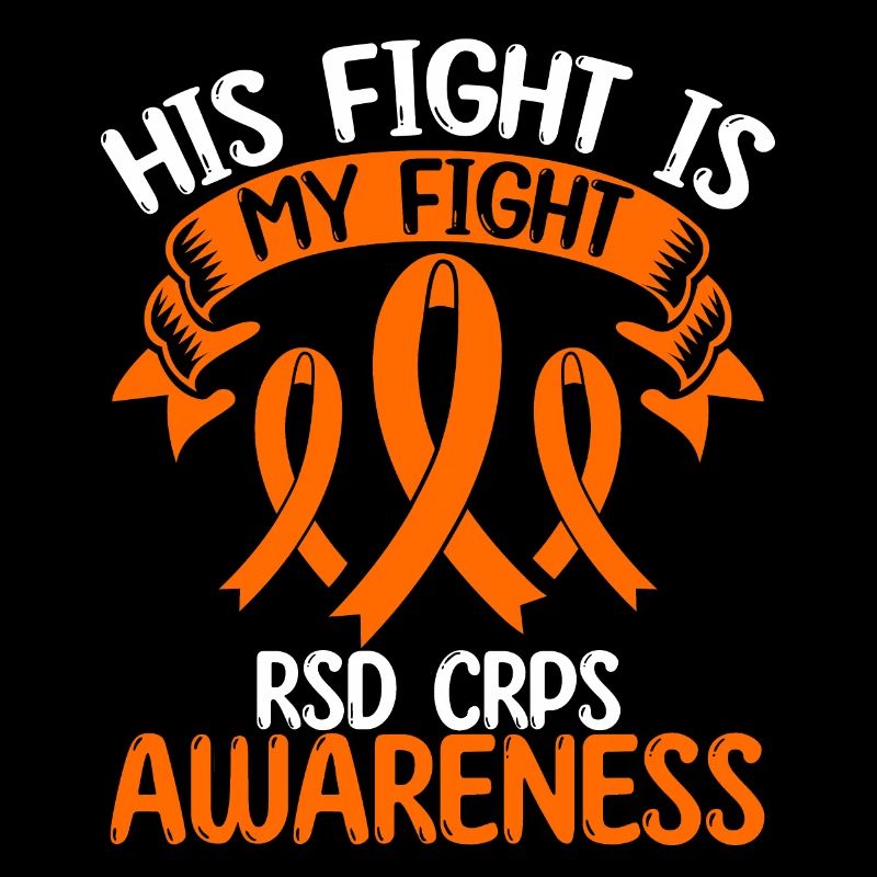 RSD CRPS Ribbon Mois Son combat est mon combat