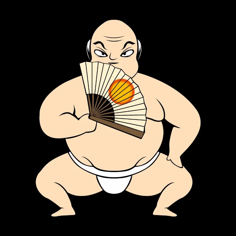 Samurai Funny Fun Naked