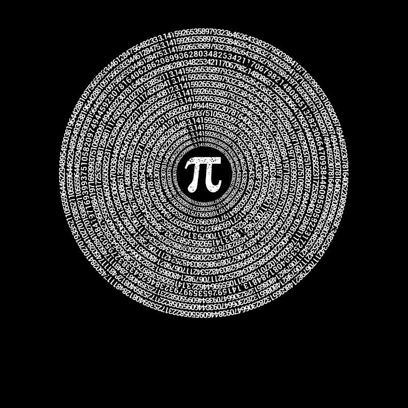 10000 digits Pi sign math lover math