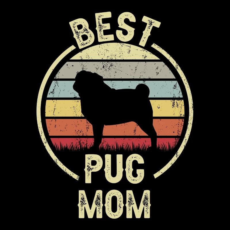 Hund Mom - Mops