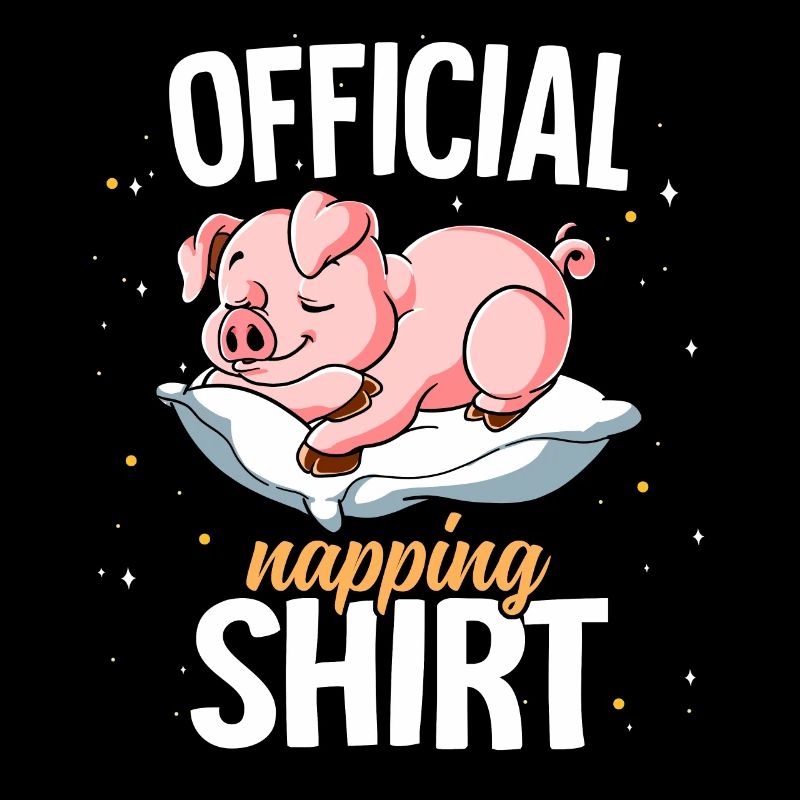 Schlafendes Schwein Offizielles Nickerchen