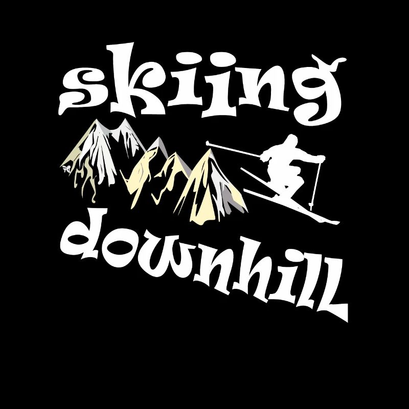Downhill skiing