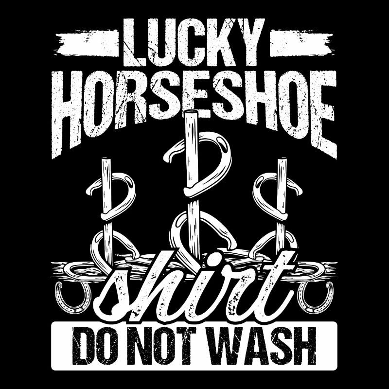 Horseshoe Pitching Lucky Do not Wash Tosser