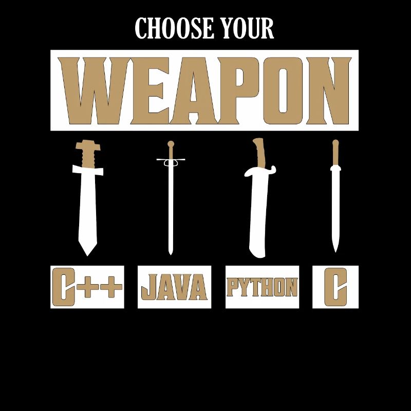 Choose Your Weapon C++, Java, Python, C Programmer