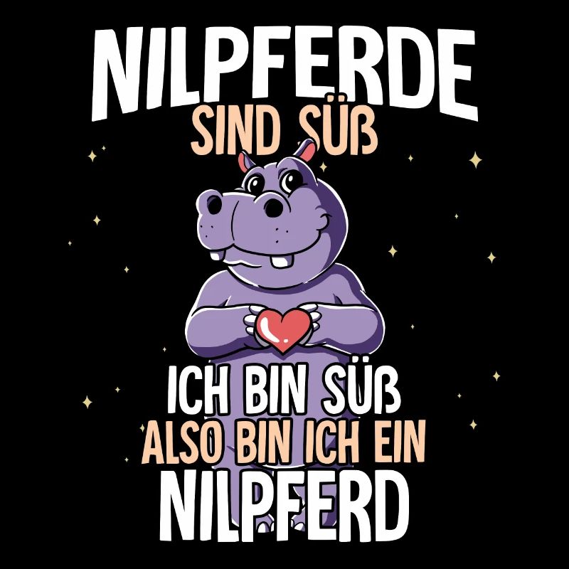 Nilpferde Sind Süß Nilpferd
