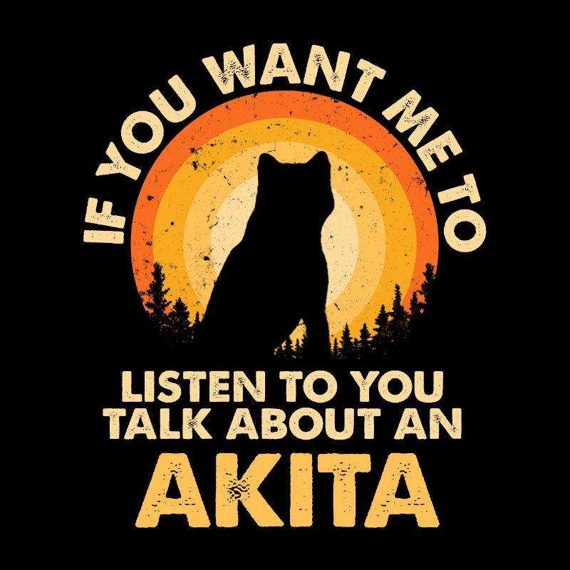 Parlez du chien Akita