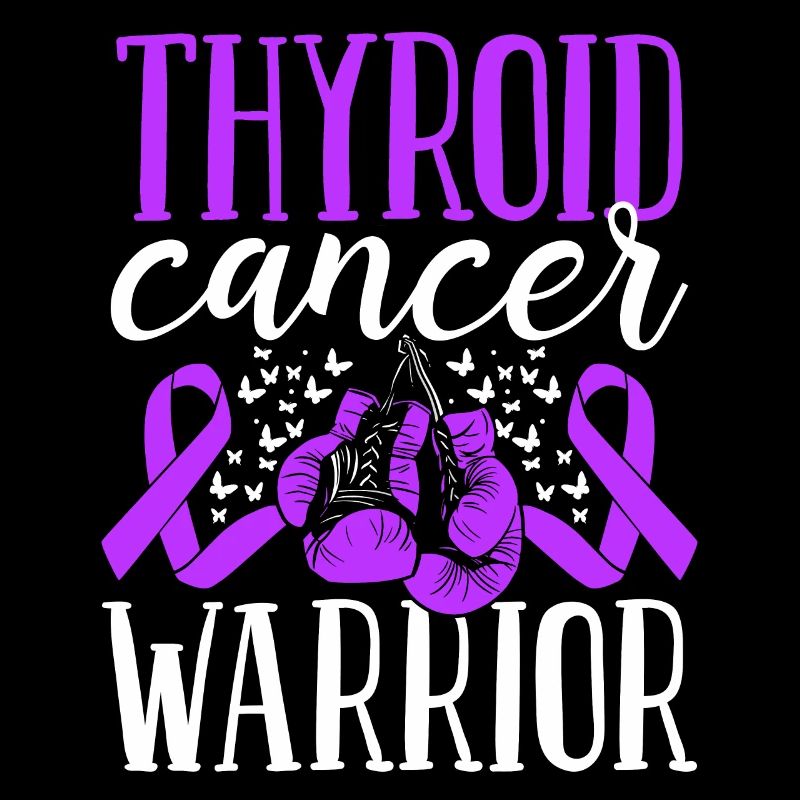 Gants de sensibilisation au cancer de la thyroïde Guerrier