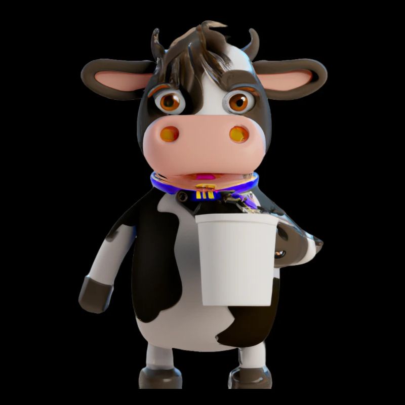 Bonjour vache de café