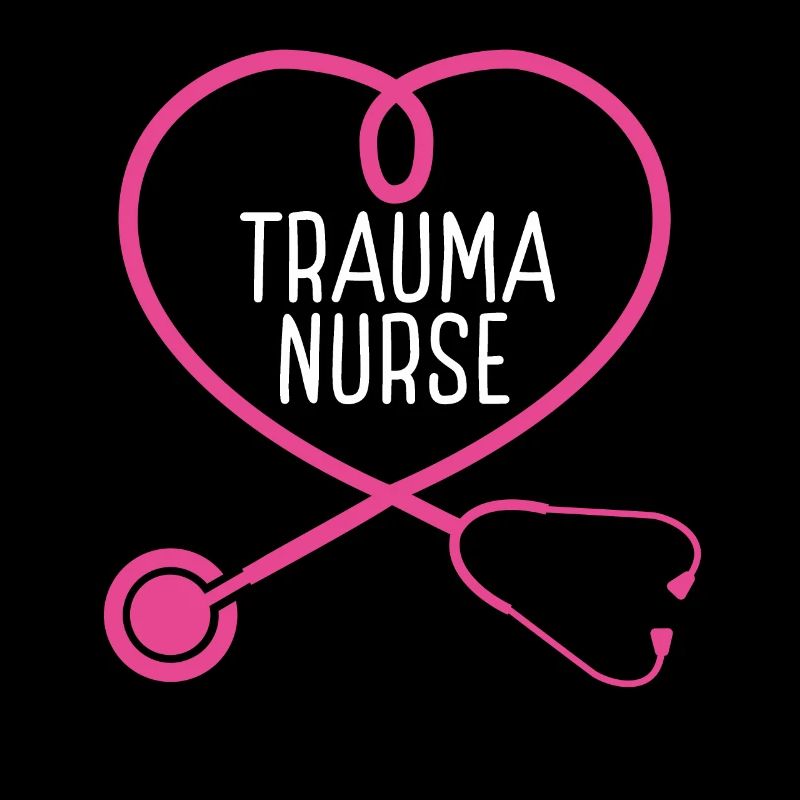 Trauma Nurse Stethoscope Appreciation Heart