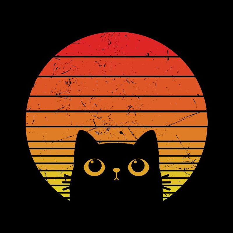 Espions de chats rétro