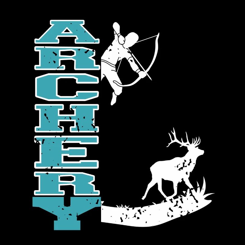 ARCHERY T-shirt de chasse à l’arc rétro cool
