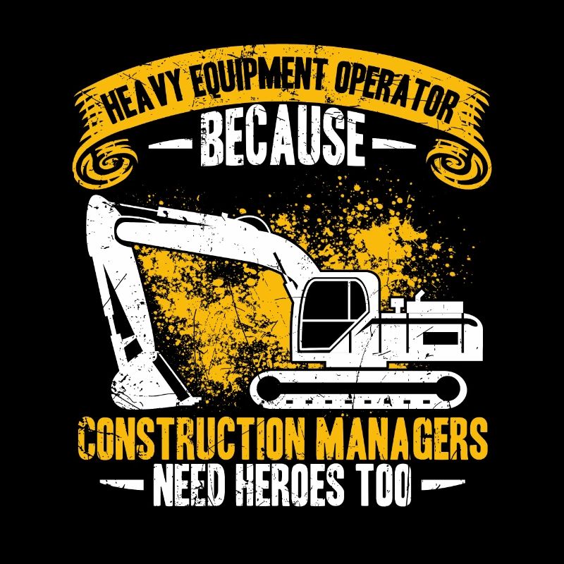 Excavator Operator Manager Worker Backhoe