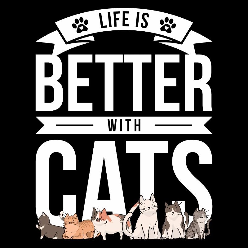 Das Leben Ist Besser Mit Katzen
