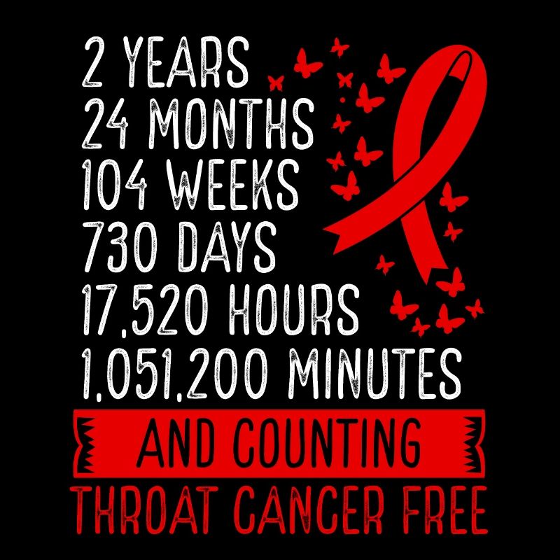 2 ans de mouvement de ruban sans cancer de la gorge