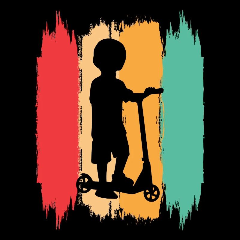 Scooter Stunt Scooter pour enfants Rétro
