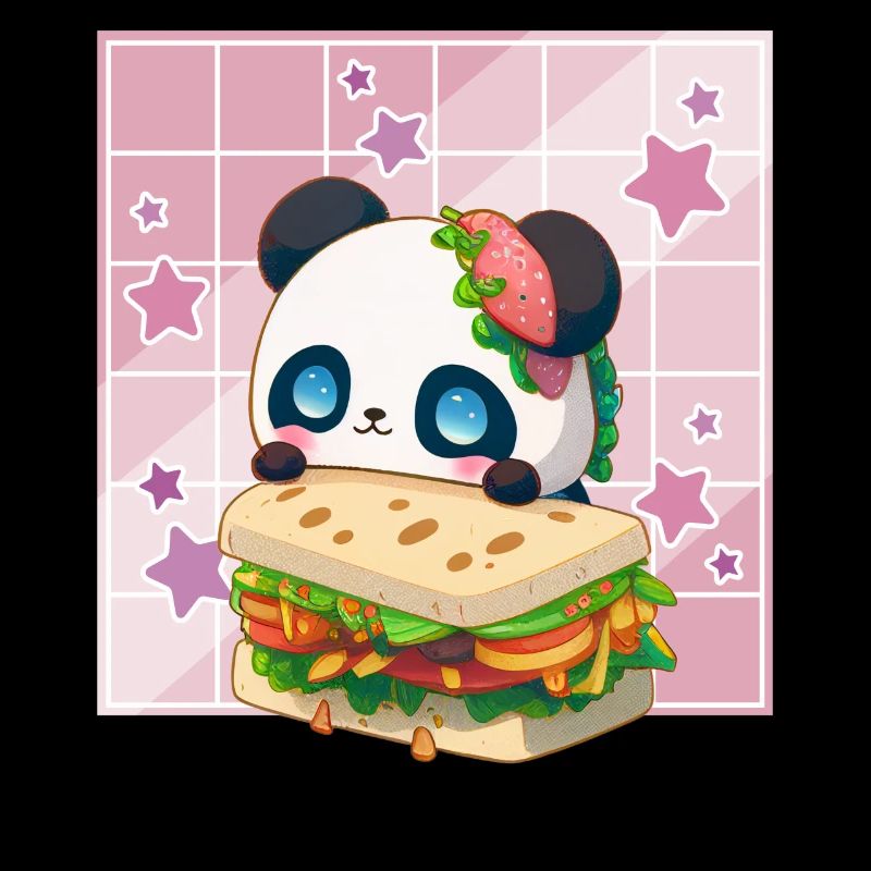 Netter Kawaii Panda, Der Sandwich Anime Manga