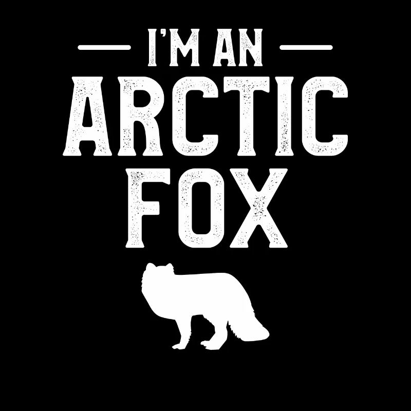 Ich bin ein Arctic Fox White Foxes Liebhaber