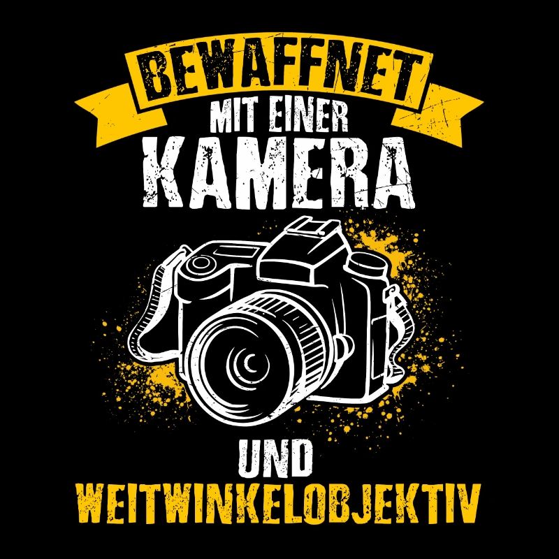 Bewaffnet mit einer KAMERA und WEITWINKELOBJEKTIV