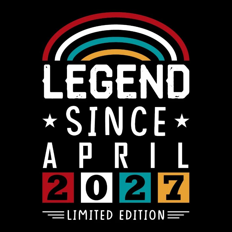 2027 Legend Since Geburtstag Geschenk April