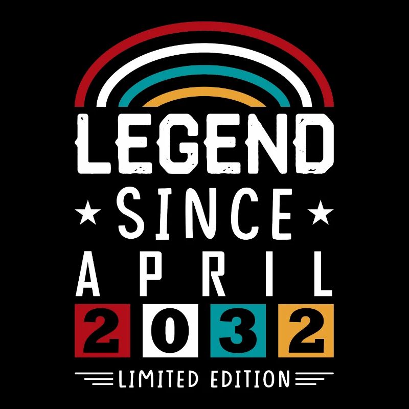 2032 Legend Since Geburtstag Geschenk April