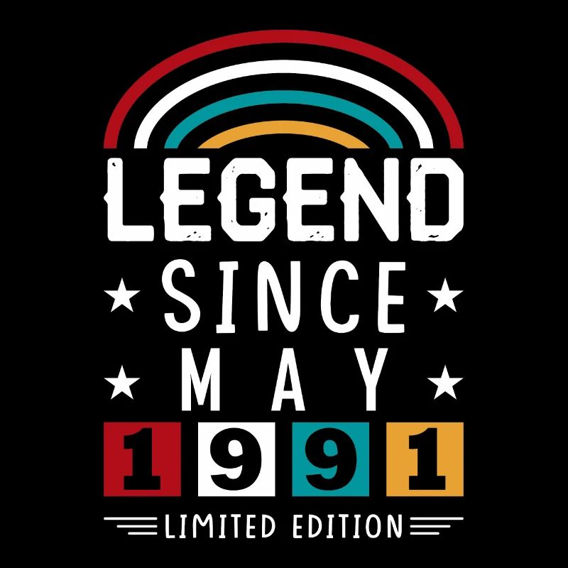 1991 Legend Since Birthday Gift May