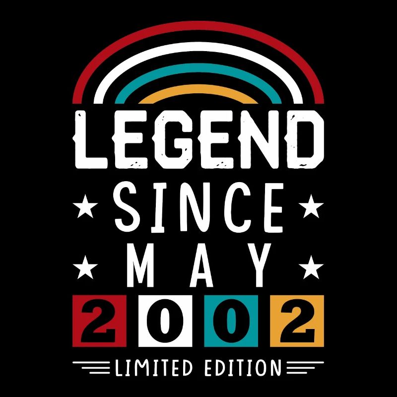 2002 Legend Since Geburtstag Geschenk Mai