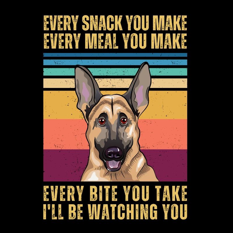 Deutscher Schäferhund beobachten