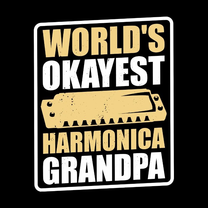 Mouth organ French harp harmonica player