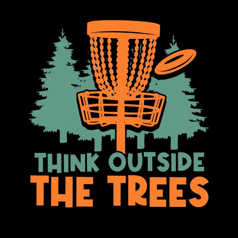 Drôle de disc golf en disant Frisbee Disc Golf
