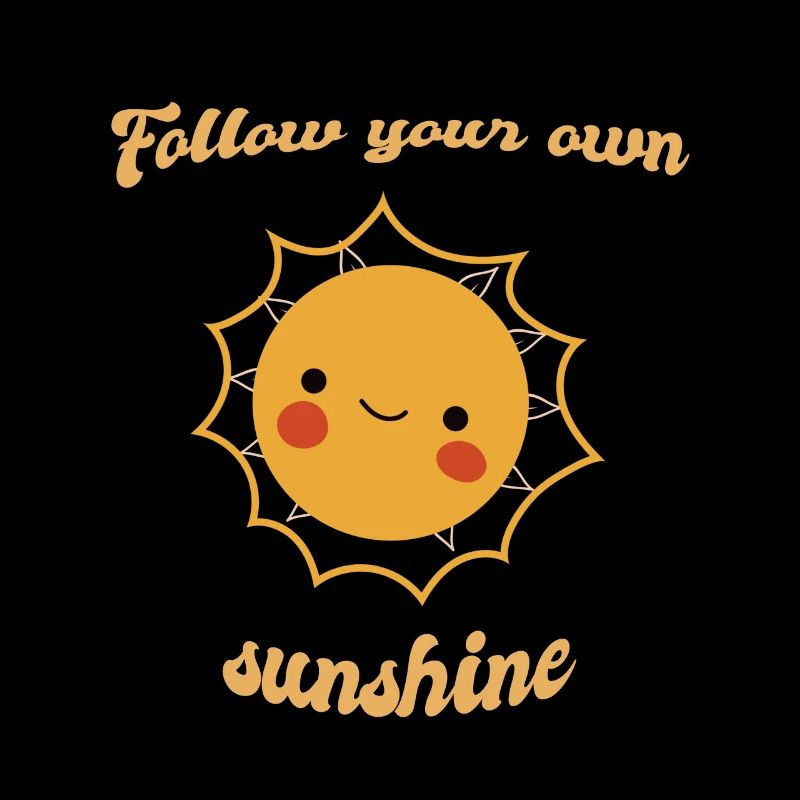 Suivez vos propres conceptions de soleil mignons de soleil