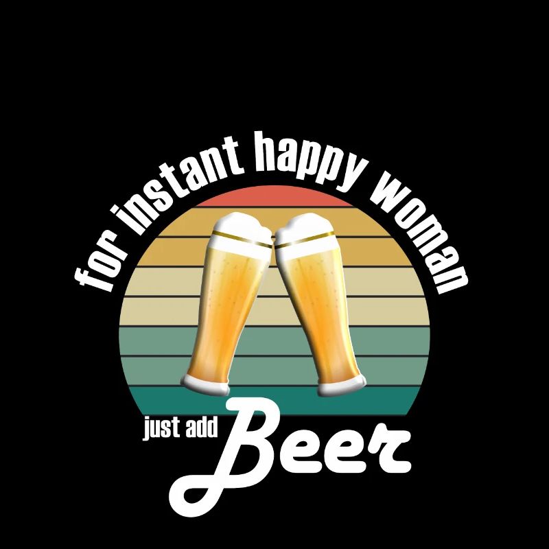 Pour une femme heureuse instantanée, il suffit d’ajouter de la bière
