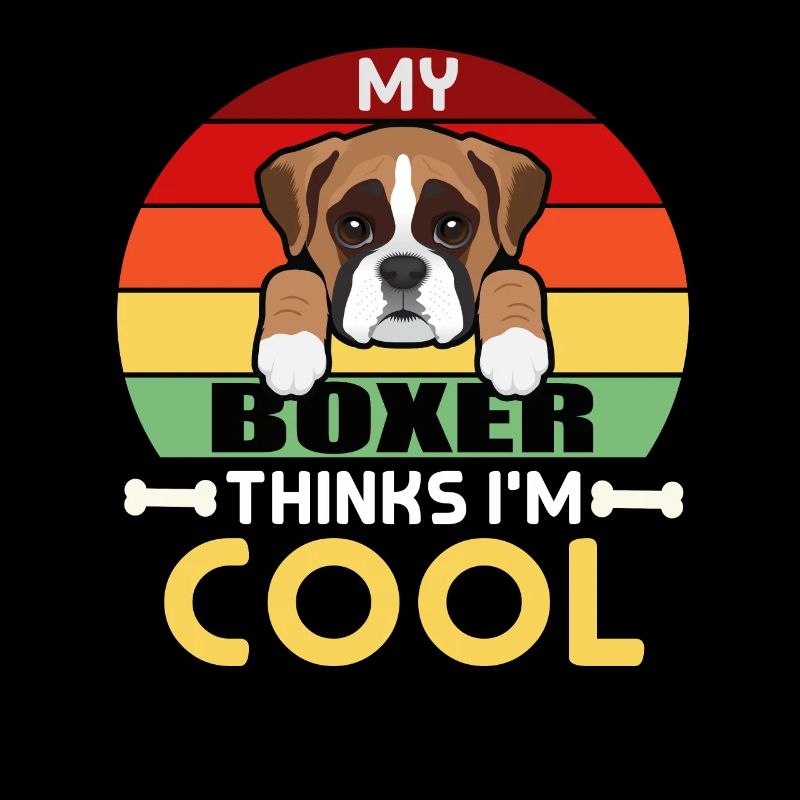 Mein Boxer denkt, ich bin cool