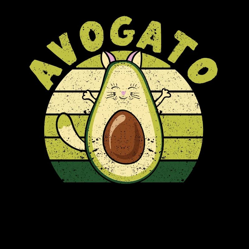 Avogato Cinco De Mayo Meow Cat Avocado Spanisch