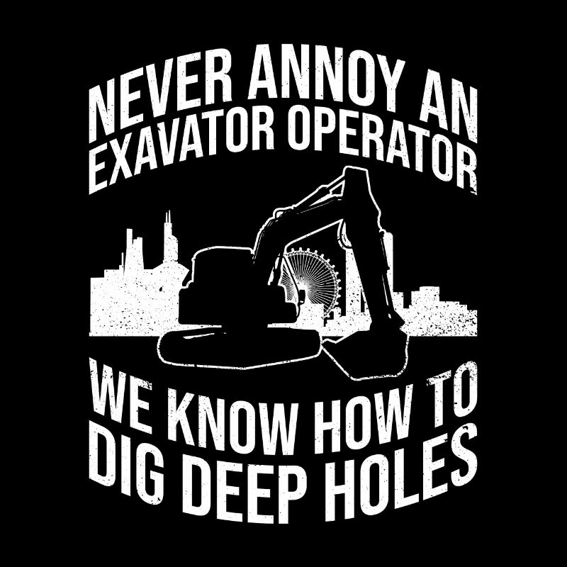 Bagger Baggern Baggerfahrer Bauarbeiter