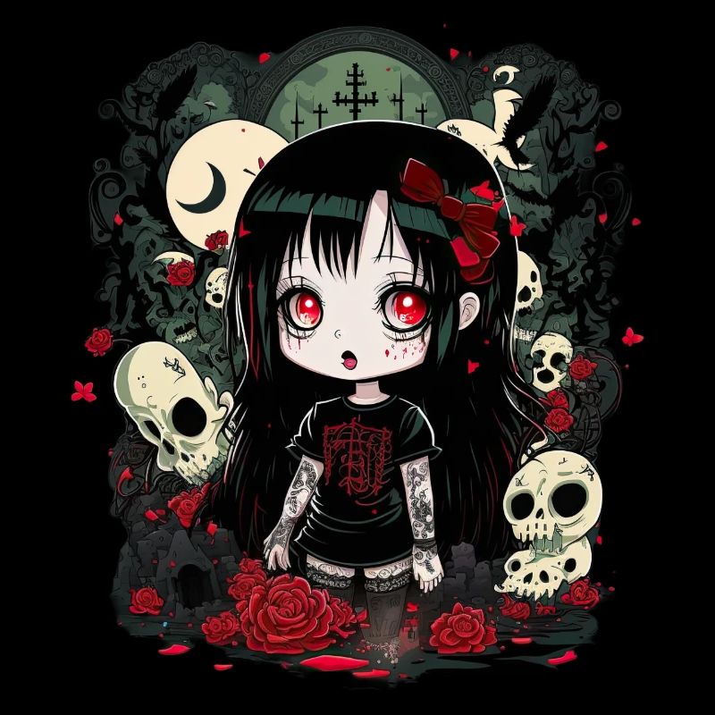 Anime Horror Chibi: Kawaii Gothic Halloween