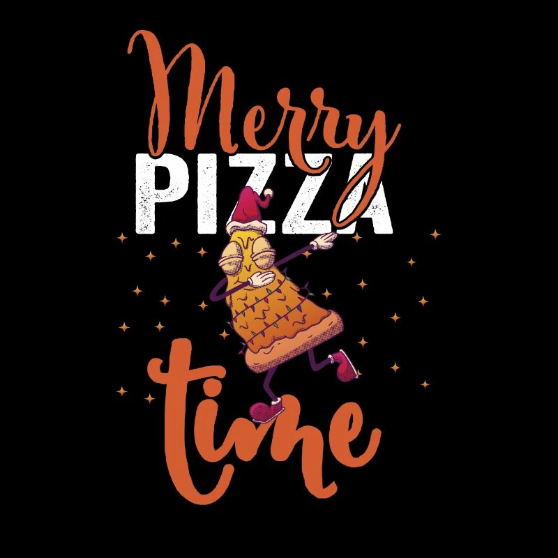Pizzabäcker Weihnachten Pizza