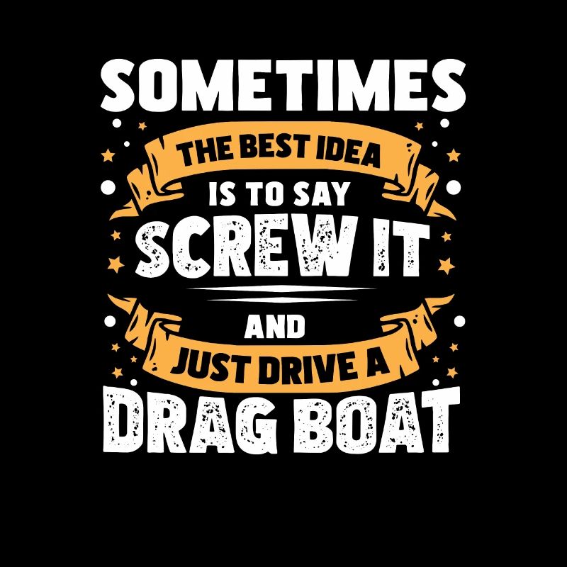 Bateau de traînée amusant avec un bateau de