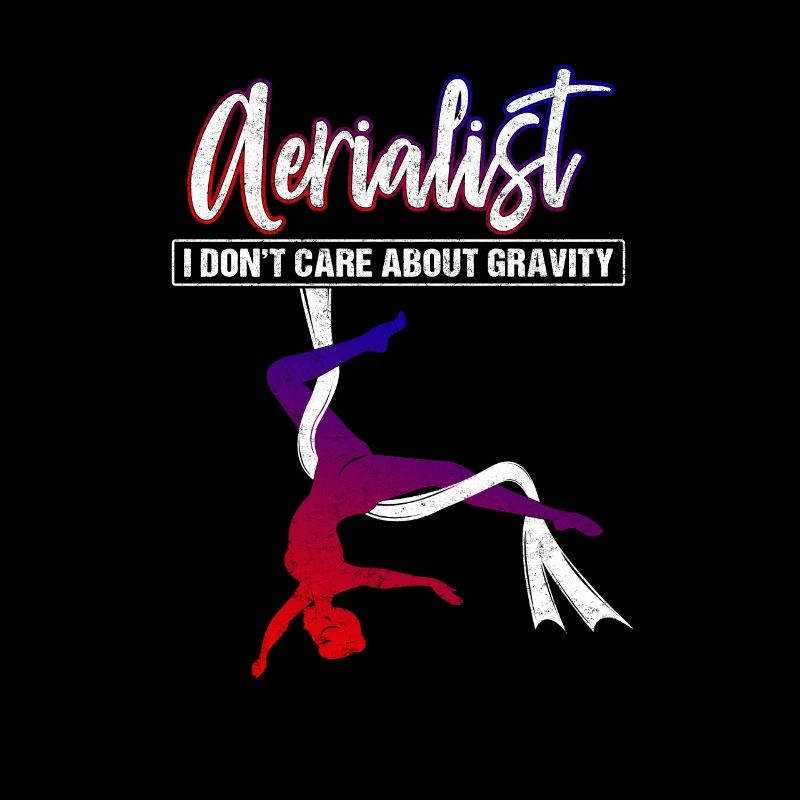 Luftakrobatik Seidentücher Tänzer