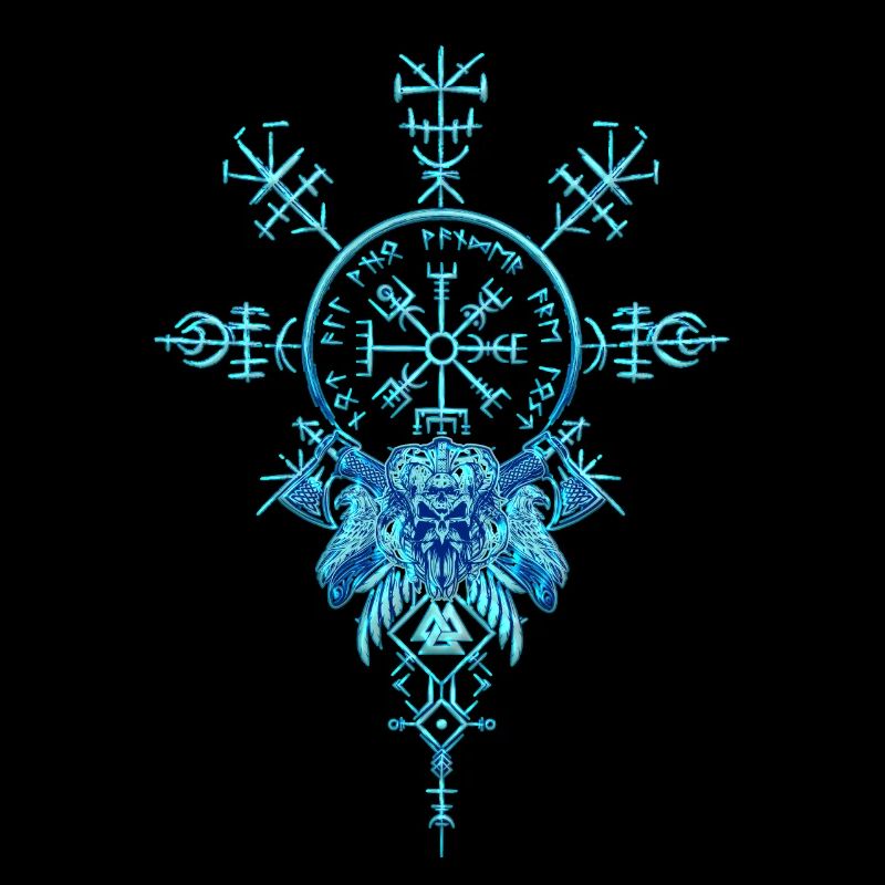 Celtic Vikinger Vegvisir compas Vikings