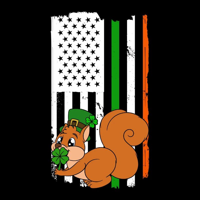 Écureuil Clover Saint-Patrick