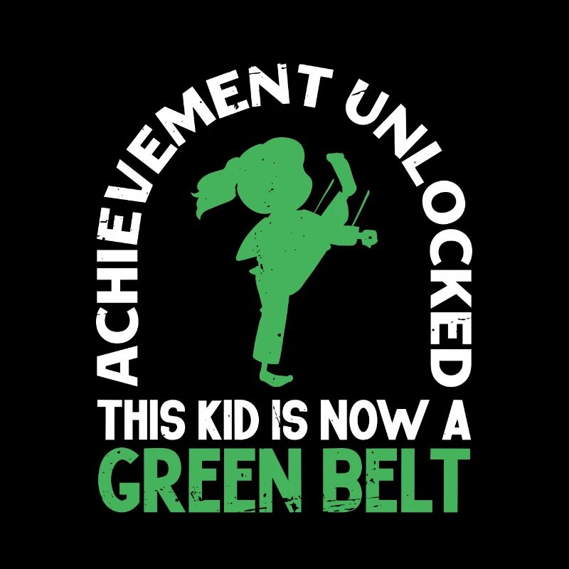 Achievement unlocked This Kid Is Now Gree | Karate