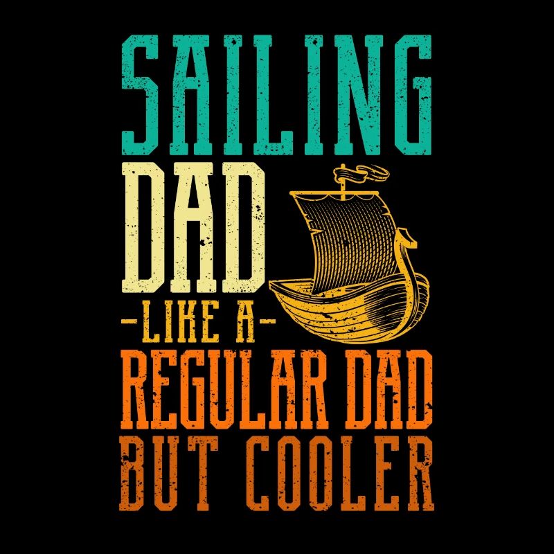 Sailing Dad Definition Funny Sport Sailor Boat