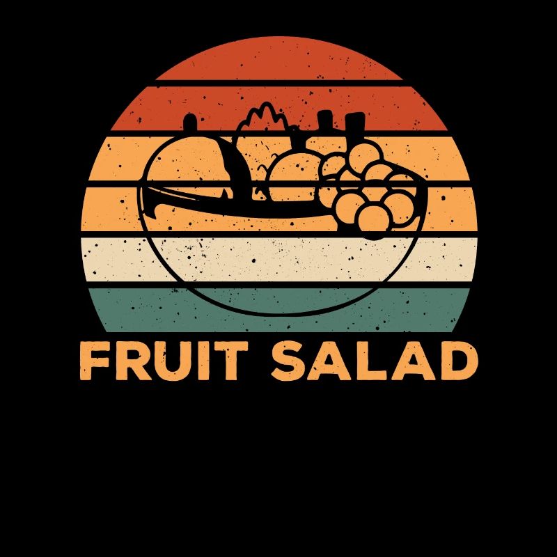 Retro Fruit Salad Bowl