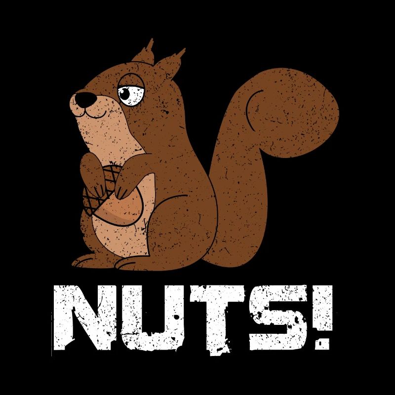 Cute Hungry Squirrel