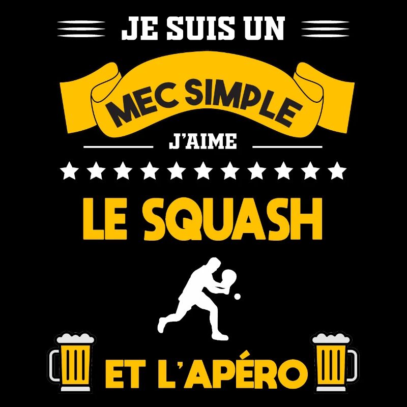 squash apéro mec simple