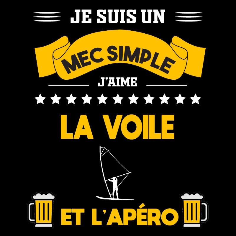 voile apéro mec simple