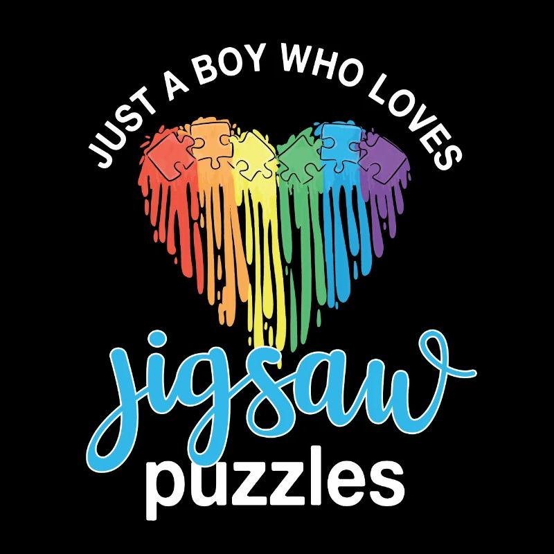 Nur Ein Junge, Der Puzzles Liebt