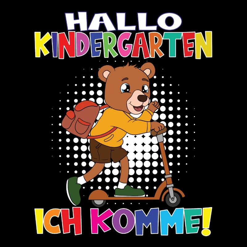 Kindergartenkind Hallo Kindergarten Ich Komme