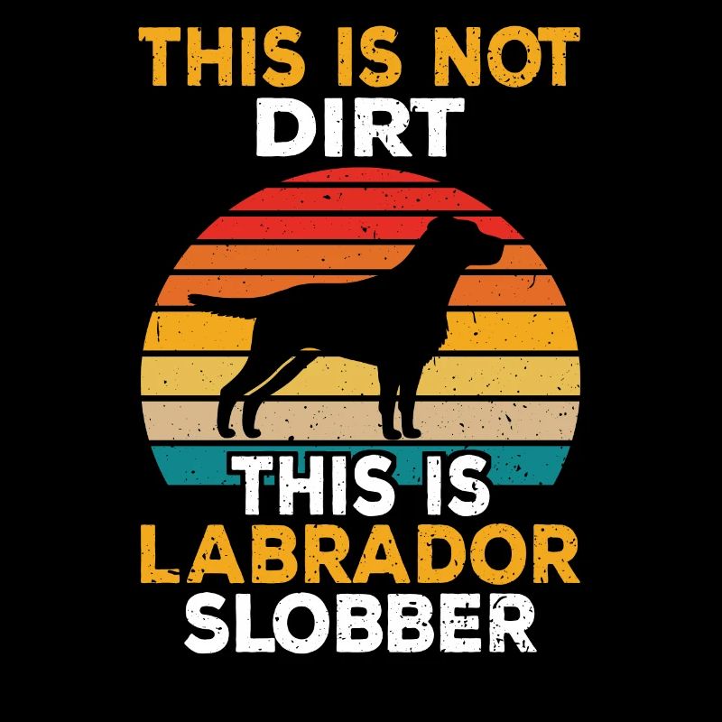 Dog Labrador drool