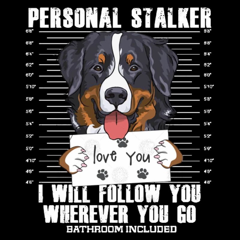 Bouvier Bernois Stalker Dessin Animé T-shirt